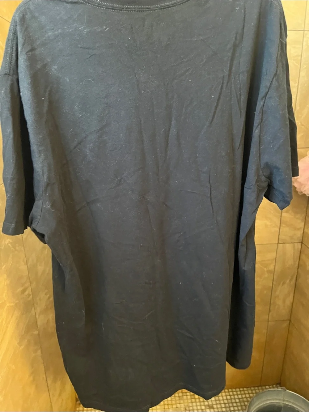 Black on black True Religion Short-Sleeve Tee with Skull Graphic